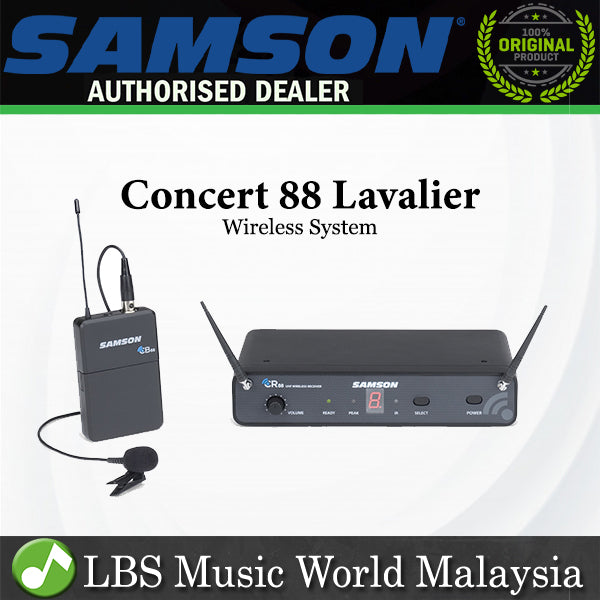 Samson Concert 88 Lavalier 6 Channel True Diversity UHF Wireless System (Concert88Lavalier)  *Call for Status Check