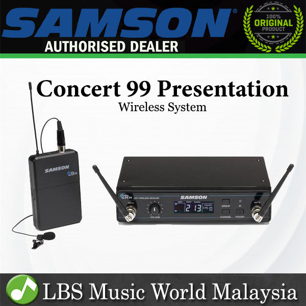 Samson Concert 99 Presentation Frequency Agile UHF Wireless System (Concert99Presentation)  *Call for Status Check