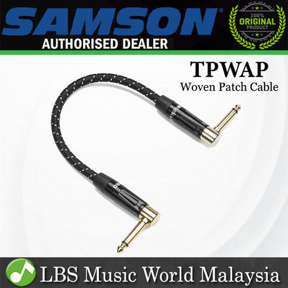 Samson TPWAP 6" Tourtek Pro TPWAP Woven Fabric Patch Cable (TP WAP)