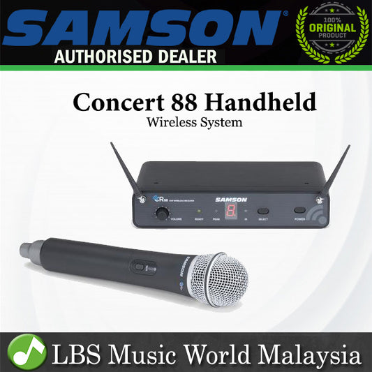 Samson Concert 88 Handheld 16 Channel True Diversity UHF Wireless System (Concert88Handheld)  *Call for Status Check