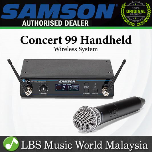 Samson Concert 99 Handheld Frequency Agile UHF Wireless System (Concert99Handheld)  *Call for Status Check
