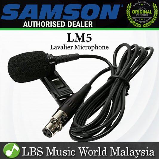 Samson LM5 Lavalier Microphone for the Stage 5 and Stage 55 Wireless System (LM 5)