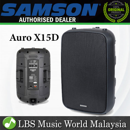 Samson Auro X15D 1000W 15" 2 Way Active Loudspeaker Power Speaker (Auro X15) *Call for Status Check