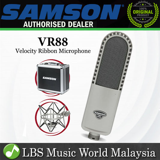 [Discontinued] Samson VR88 Velocity Ribbon Microphone with Active Electronic *Call for Status Check