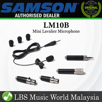 Samson LM10B Mini Lavalier Microphone Pack (LM 10B)