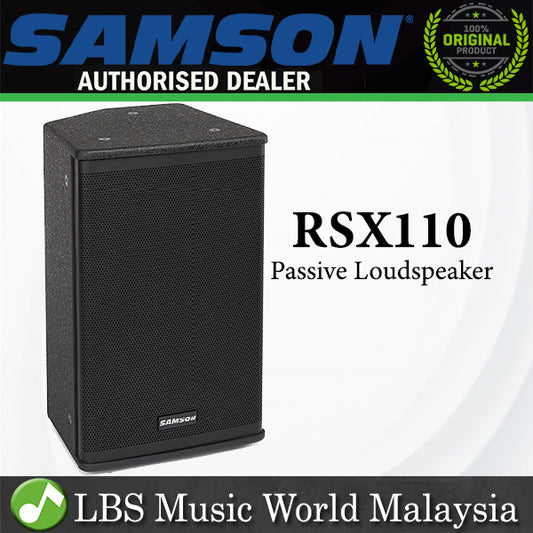 [Discontinued] Samson RSX110 200W AES,800W Peak 2 Way Passive Loudspeaker (RSX 110) *Call for Status Check