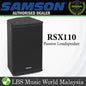 [Discontinued] Samson RSX110 200W AES,800W Peak 2 Way Passive Loudspeaker (RSX 110) *Call for Status Check