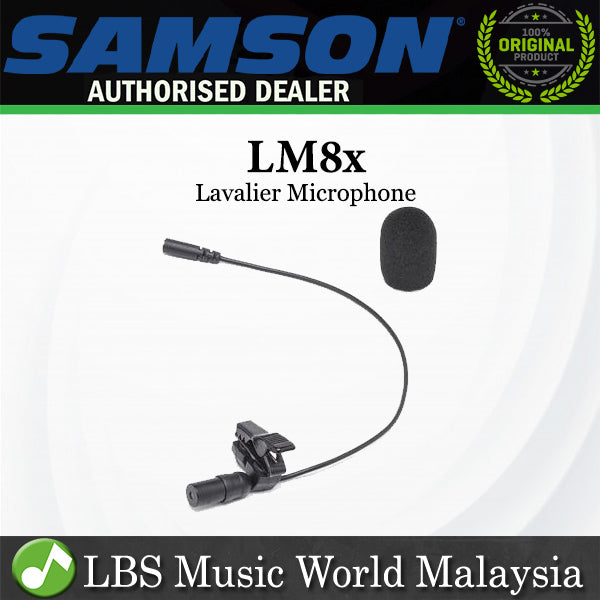 Samson LM8x Omnidirectional Lavalier Microphone (LM 8x)