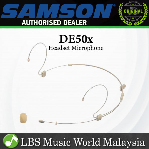 Samson DE50x Omnidirectional Headset Microphone with Micro-Miniature Condenser Capsule (DE 50x)