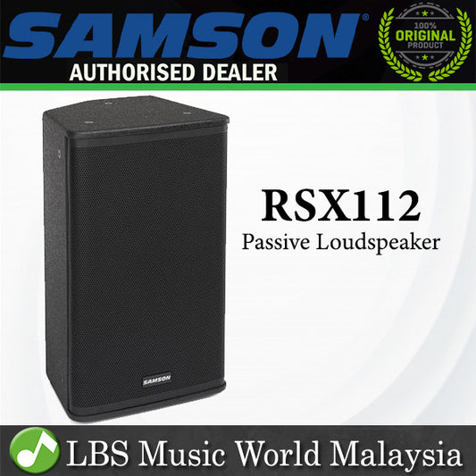 [Discontinued] Samson RSX112 300W AES,1200W Peak 2 Way Passive Loudspeaker (RSX 112) *Call for Status Check