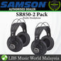 Samson SR850 Semi Open Studio Headphone-2 Pack (SR 850)