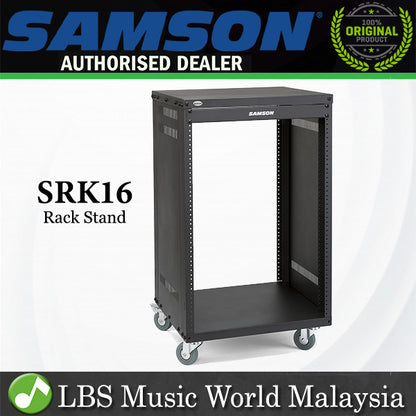 Samson SRK16 Universal Equipment Rack Stand 16 Space (SRK 16)