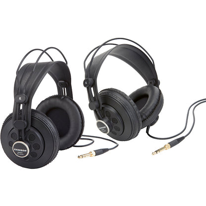 Samson SR850 Semi Open Studio Headphone-2 Pack (SR 850)