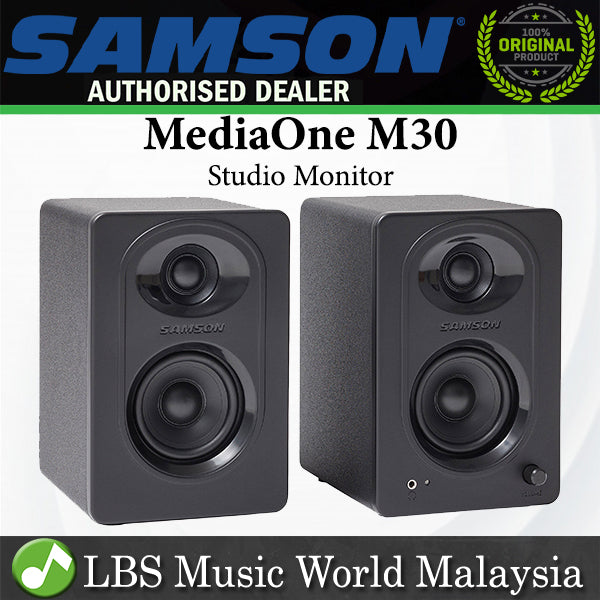 Samson MediaOne M30 20W Powered Studio Monitor Stereo Pair (MediaOneM30) *Call for Status Check