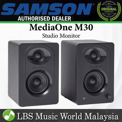 Samson MediaOne M30 20W Powered Studio Monitor Stereo Pair (MediaOneM30) *Call for Status Check