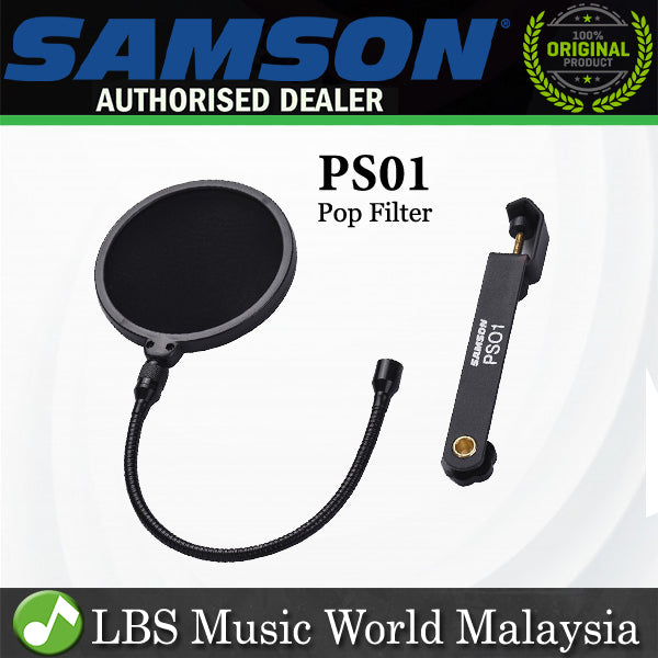 Samson PS01 12" gooseneck Microphone Pop Filter (PS 01)