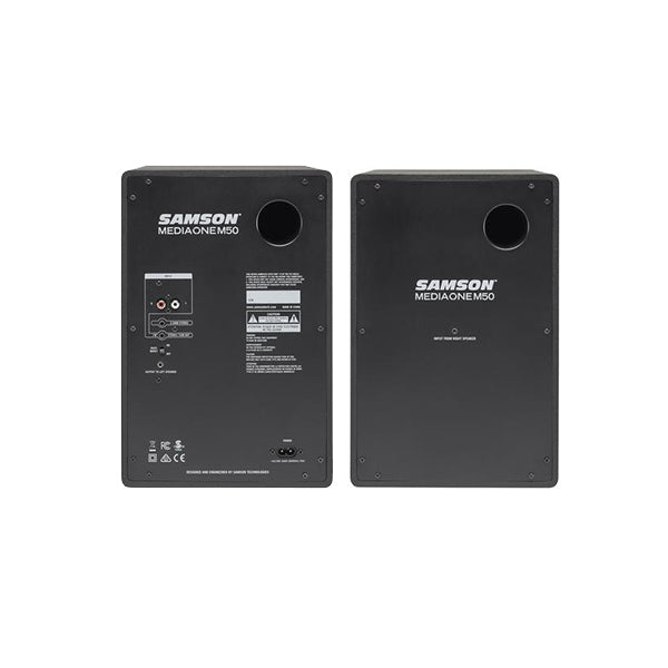 Samson MediaOne M50 80W 1/8" input Powered Studio Monitor Stereo Pair (MediaOneM50) *Call for Status Check