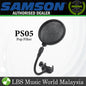 Samson PS05 7.25" Gooseneck Microphone Pop Filter (PS 05)