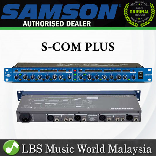 Samson S-COM PLUS Stereo Compressor Limiter (SCOMPLUS S COM PLUS)*Call for Status Check