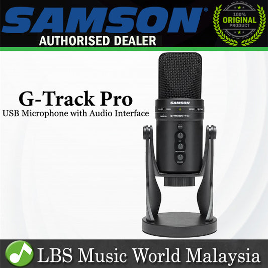 Samson G-Track Pro Professional USB Microphone with Audio Interface with Mic (GTrack G Track)