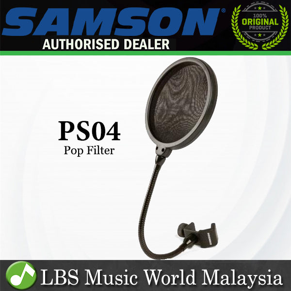 Samson PS04 8" Gooseneck Microphone Pop Filter (PS 04)