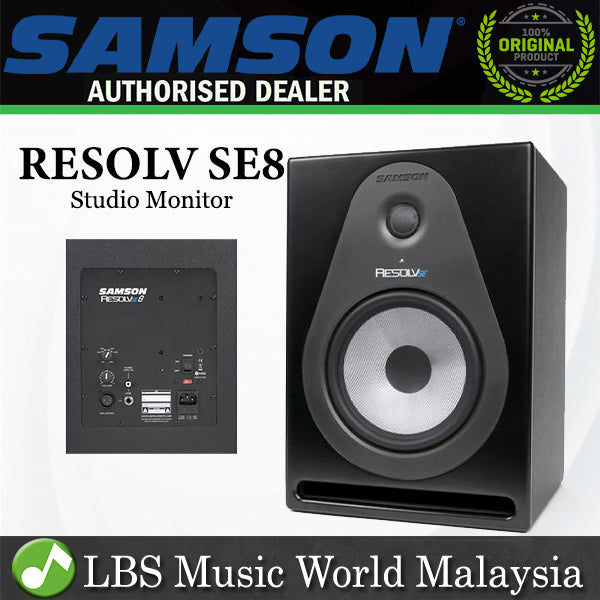 Samson RESOLV SE8 8" Carbon Fiber Woofer 100 Watt Powered Monitor (RESOLVSE8) *Call for Status Check