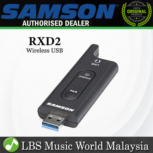 Samson RXD2 Wireless USB Receiver for Stage XPD2/XPD1/X1U System (RXD 2)