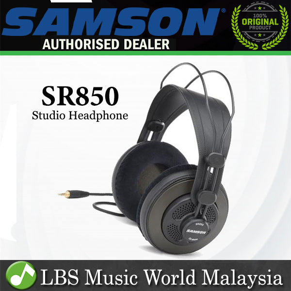 Samson SR850 Semi Open Back Studio Headphone Over Ear Headset (SR 850)