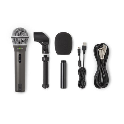 Samson Q2U Recording and Podcasting Pack USB XLR Dynamic Microphone with Accessories (Q2URecordingandPodcastingPack)