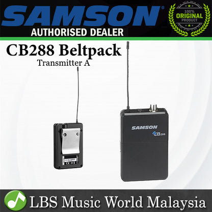 Samson CB288 Beltpack Transmitter A Band H for Concert 288 Wireless System (CB 288 Beltpack)