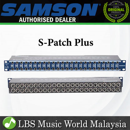 Samson S-Patch Plus 48 point Balanced Patchbay (SPatchPlus S Patch Plus) *Call for Status Check