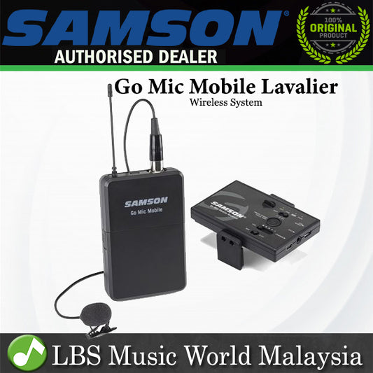 Samson Go Mic Mobile Lavalier Professional Wireless System for Mobile Video (GoMicMobileLavalier) *Call for Status Check