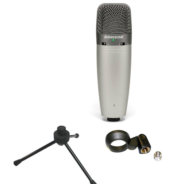 [Discontinued] Samson C03U Multi Pattern USB Studio Condenser Microphone (C0 3U)