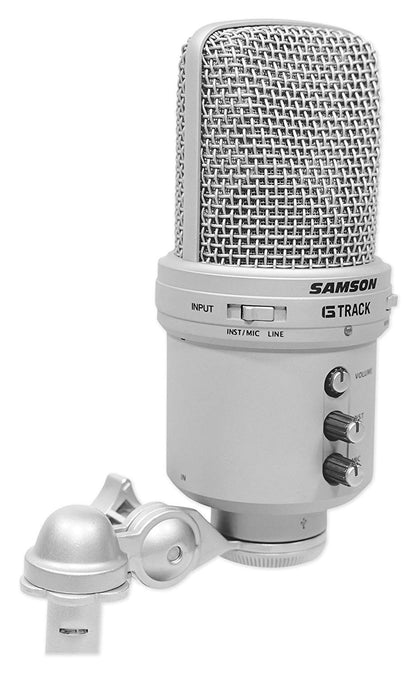 [Discontinued] Samson G-Track USB Condenser Microphone with Audio Interface (GTrack G Track) *Call for Status Check