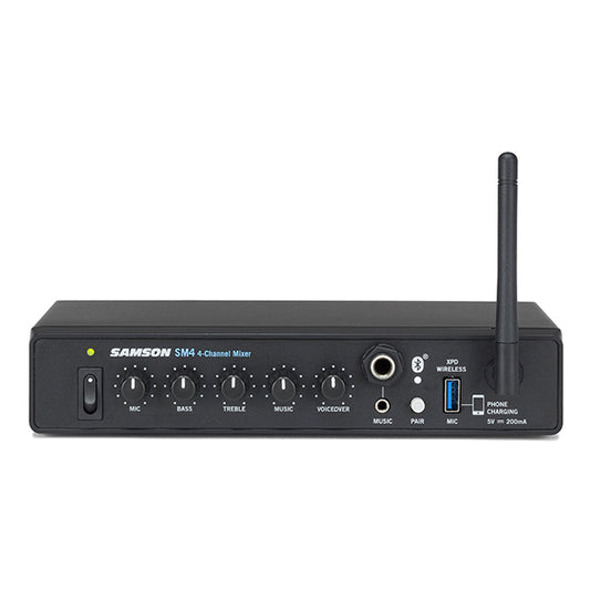 Samson SM4 4 Channel Mixer with Bluetooth Streaming XPD USB Wireless (SM 4) *Call for Status Check
