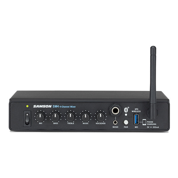 Samson SM4 4 Channel Mixer with Bluetooth Streaming XPD USB Wireless (SM 4) *Call for Status Check