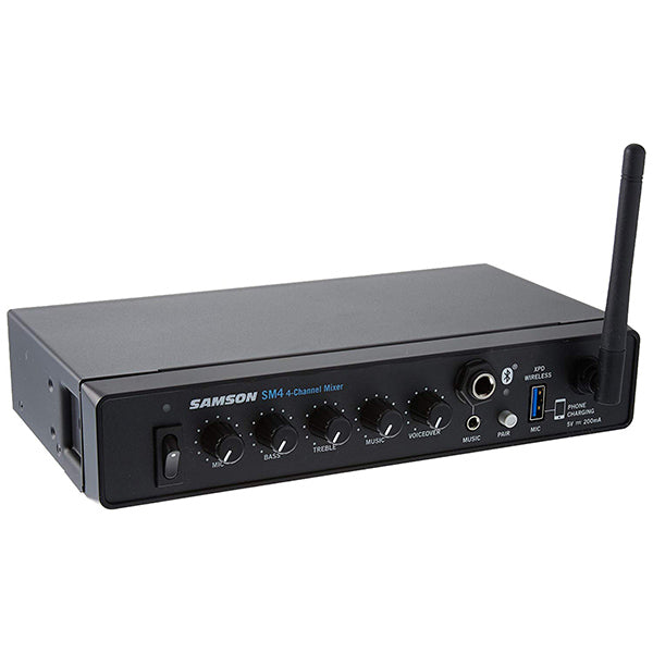 Samson SM4 4 Channel Mixer with Bluetooth Streaming XPD USB Wireless (SM 4) *Call for Status Check