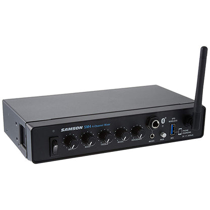 Samson SM4 4 Channel Mixer with Bluetooth Streaming XPD USB Wireless (SM 4) *Call for Status Check