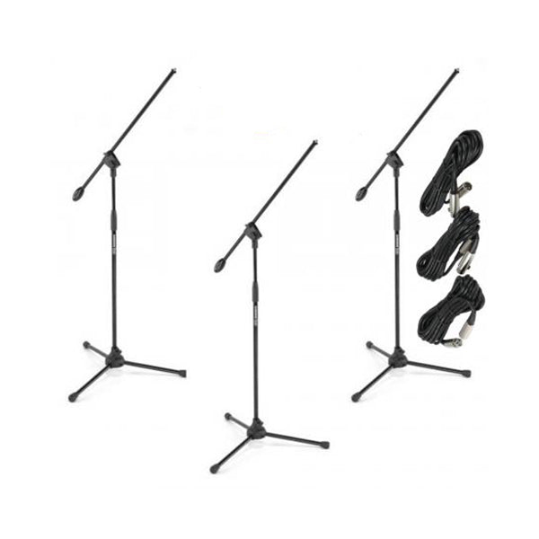 Samson BL3VP Boom Stand & Cable 3 Pack (BL 3VP)