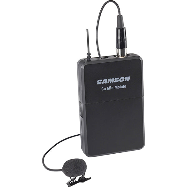 Samson Go Mic Mobile Beltpack Transmitter With Lavalier Microphone (GoMicMobileBeltpackTransmitter)
