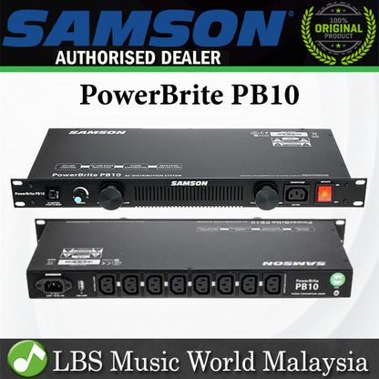 [Discontinued] Samson PowerBrite PB10 Rack Power Distribution and Lighting System (PowerBritePB10)  *Call for Status Check
