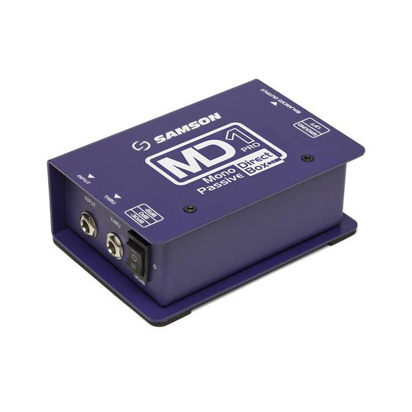Samson S-Max MD1 Pro 1 Channel Passive Instrument Direct Box DI (SMax MD1Pro S Max)*Call for Status Check