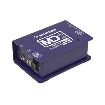 Samson S-Max MD1 Pro 1 Channel Passive Instrument Direct Box DI (SMax MD1Pro S Max)*Call for Status Check