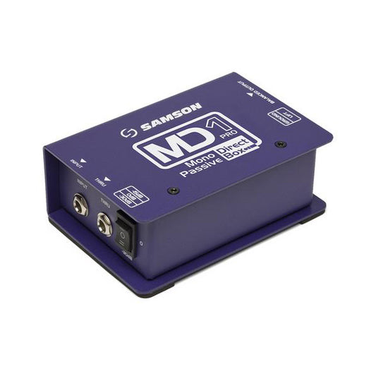 Samson S-Max MD1 Pro 1 Channel Passive Instrument Direct Box DI (SMax MD1Pro S Max)*Call for Status Check