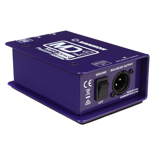Samson S-Max MD1 Pro 1 Channel Passive Instrument Direct Box DI (SMax MD1Pro S Max)*Call for Status Check
