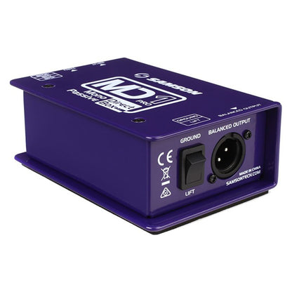 Samson S-Max MD1 Pro 1 Channel Passive Instrument Direct Box DI (SMax MD1Pro S Max)*Call for Status Check