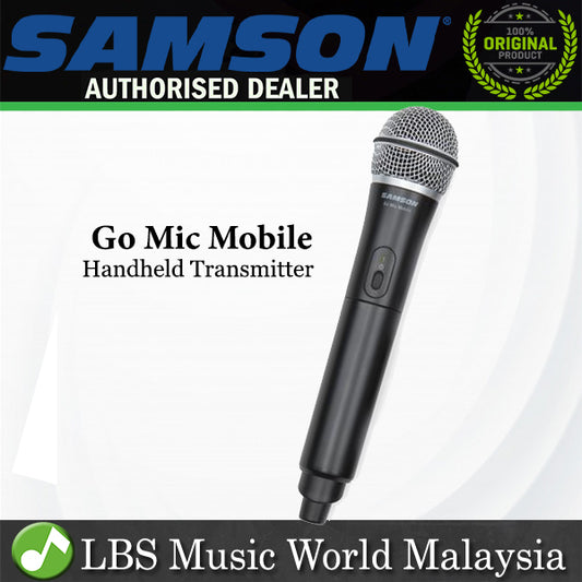 Samson Go Mic Mobile Handheld Transmitter Q8 Professional Dynamic Microphone (GoMicMobileHandheldTransmitter) *Call for Status Check