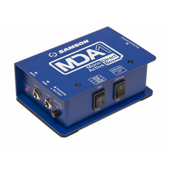 Samson S-Max MDA1 1 Channel Mono Active Instrument Direct Box DI (SMAX S MAX MDA1) *Call for Status Check