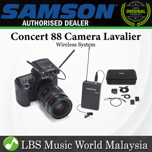 [Discontinued] Samson Concert 88 Camera Lavalier Frequency Agile UHF Camera Wireless System (Concert88CameraLavalier)  *Call for Status Check