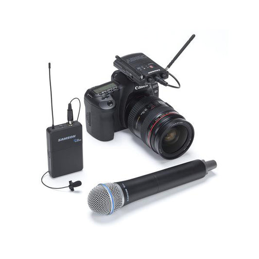 [Discontinued] Samson Concert 88 Camera Combo Frequency Agile UHF Camera Wireless System (Concert88CameraCombo) *Call for Status Check